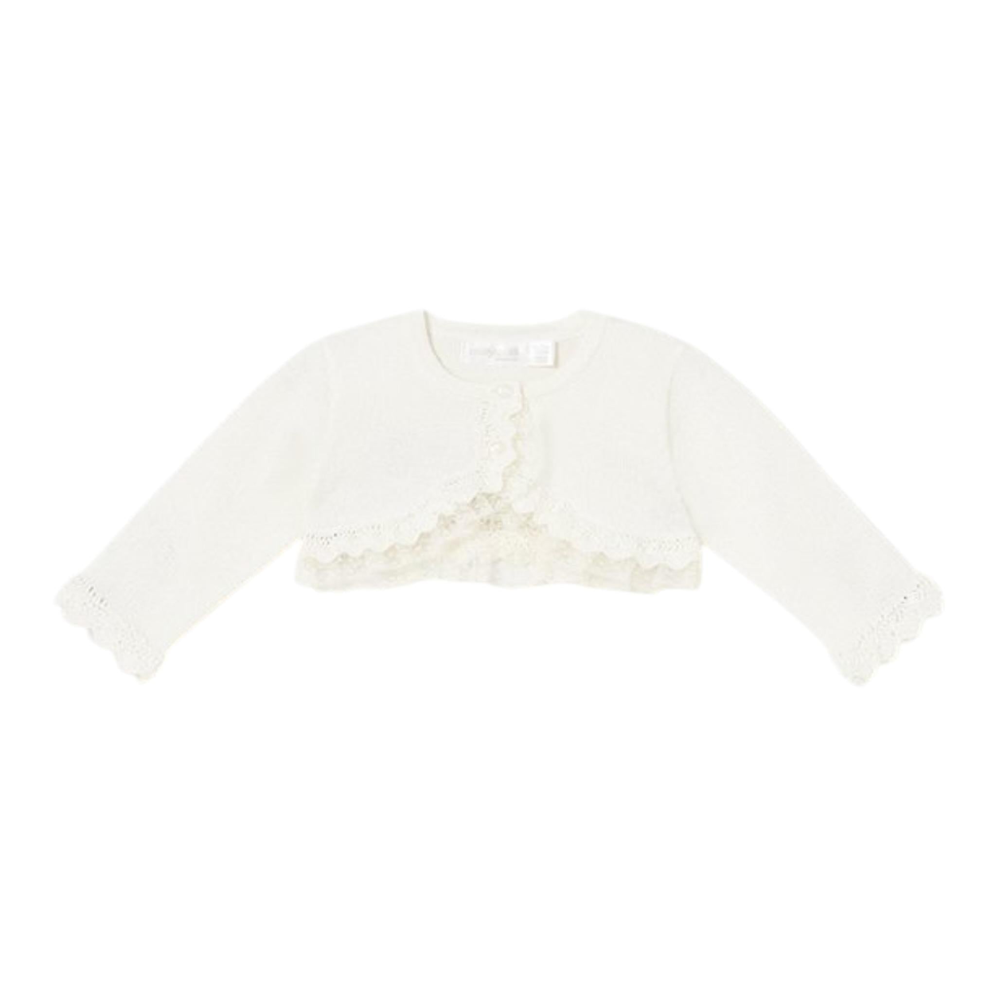 Mayoral Coprispalle Tinta Unita con Rouches per Neonata 1377 PANNA MAYORAL 