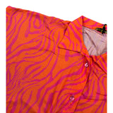 4Giveness Camicia Tinta Unita con Fantasia per Bambina FGCG3881 ARANCIONE 4GIVENESS 