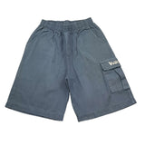 Disclaimer Bermuda In Denim Tinta Unita con Elastico In Vita per Bambino 25EDK58472 BLU DISCLAIMER 