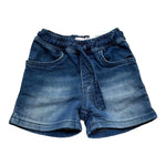 Cesare Paciotti Bermuda In Denim Tinta Unita con Elastico In Vita per Neonato BMP5101BN BLU CESARE PACIOTTI 