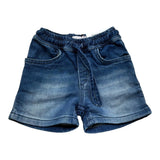 Cesare Paciotti Bermuda In Denim Tinta Unita con Elastico In Vita per Neonato BMP5101BN BLU CESARE PACIOTTI 