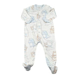 Chicco Tutina Tinta Unita con Stampa per Neonato 02400 BIANCO CHICCO 