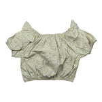 Magil Top Mezza Maica tinta unita Fantasia Floreale Bianco per Bambina FN21080 BIANCO MAGIL 