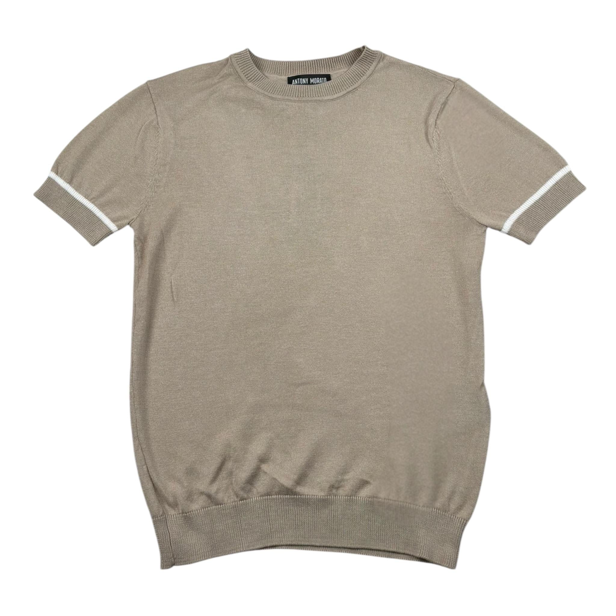 Antony Morato T-Shirt In Maglia Tinta Unita per Bambino MKSW01292X BEIGE ANTONY MORATO 
