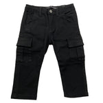 DANIELE ALESSANDRINI jeans tinta unita con girovita regolabile Nero per Bambino 1291P00023XX NERO DANIELE ALESSANDRINI 