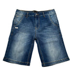 Daniele Alessandrini Bermuda In Denim Tinta Unita con 5 Tasche per Bambino 1236SD00026 BLU DANIELE ALESSANDRINI 