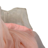 Fun & Fun Abito Giromanica tinta unita con Tulle Rosa per Bambina FNCBDR14035 ROSA FUN & FUN 