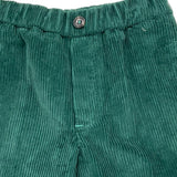 MICHAEL COAL pantalone tinta unita a costine Verde per Neonato 020171N VERDE MICHAEL COAL 