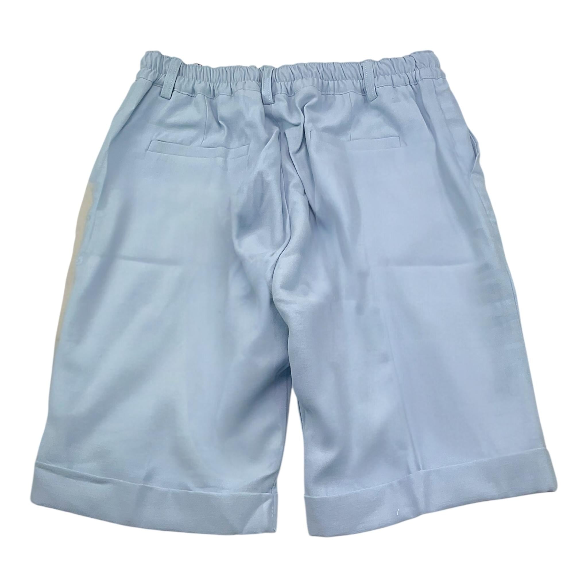 Emanuel Pris Bermuda Tinta Unita con Elastico In Vita per Bambino EBM5120R AZZURRO EMANUEL PRIS 