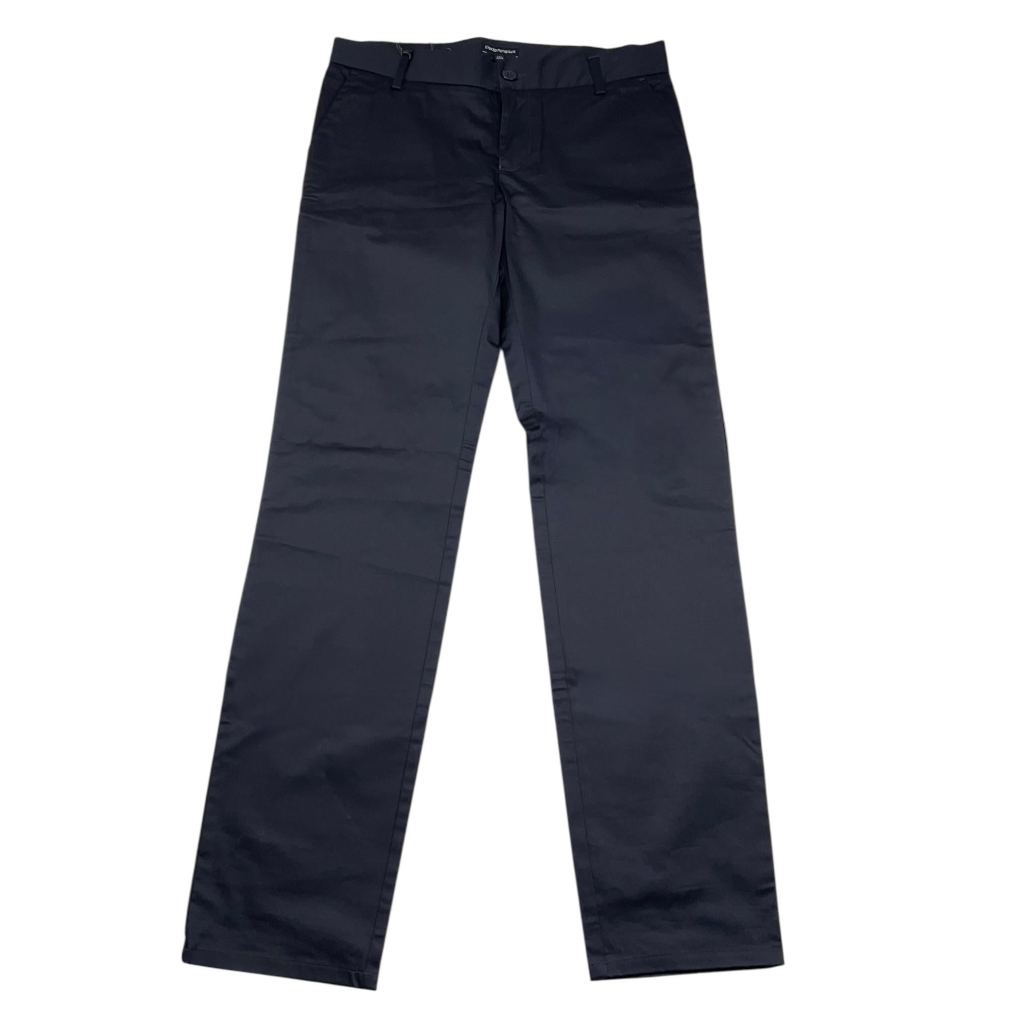 Emporio Armani Pantalone Tinta Unita con Girovita Regolabile per Bambino 6L4P60 BLU EMPORIO ARMANI 