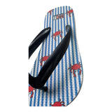 Saint Barth Infradito Tinta Unita con Stampa per Bambino 00752L BIANCO SAINT BARTH 