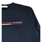 Jeckerson Felpa Chiusa Girocollo Tinta Unita con Stampa per Bambino J3813 BLU JECKERSON 