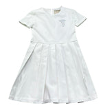 Trussardi Abito Mezza Manica Tinta Unita per Bambina TGP26059VE BIANCO TRUSSARDI 