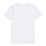 Diesel T-Shirt Girocollo Tinta Unita con Stampa per Bambino J02237XX BIANCO DIESEL 