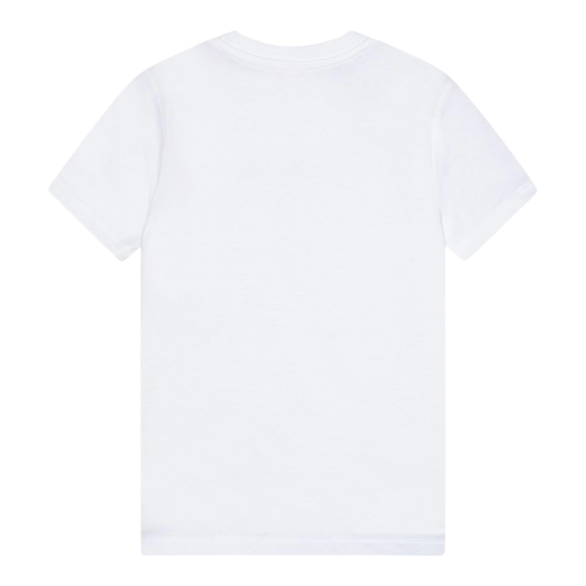 Diesel T-Shirt Girocollo Tinta Unita con Stampa per Bambino J02237XX BIANCO DIESEL 