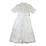 Aspesi Abito Mezza Manica Tinta Unita per Bambina S25012VMC0068 BIANCO ASPESI 