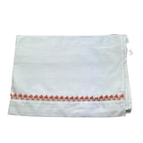 Isabel & Martinez Lenzuola Tinta Unita con Ricami per Neonata IM25N434 BIANCO ISABEL & MARTINEZ 