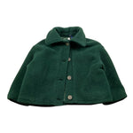 PICCOLA LUDO giubbino modello cappotto tinta unita con bottoni Verde per Bambina BS9WB018X VERDE PICCOLA LUDO 