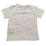 Iceberg T-Shirt Girocollo Tinta Unita con Stampe In Contrasto per Neonato TSICE5106B BIANCO ICEBERG 