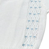 Scaldacuore Completo 2 Pezzi T-Shirt-Bermuda In Maglia per Neonato PS09PCORP24 BIANCO SCALDACUORE 