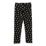 MOSCHINO leggins tinta unita con stampa cuori Nero per Neonata MDP039 NERO MOSCHINO 