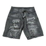 Colors Bermuda tinta unita In Denim Nero per Bambino ROROOR NERO COLORS 