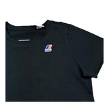 K-Way T-Shirt Girocollo Tinta Unita con Logo per Bambino K4\\4WW NERO K-WAY 