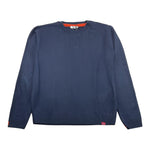 SIVIGLIA maglia girocollo tinta unita con logo Blu notte per Bambino SVJSW16057 BLU NOTTE SIVIGLIA 