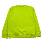 Zu+Elements Felpa Chiusa Girocollo Tinta Unita con Logo per Bambino ZU217 VERDE ZU+ELEMENTS 