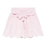 U+È Gonna Tinta Unita Traforata per Neonata UE1782 ROSA U+è 