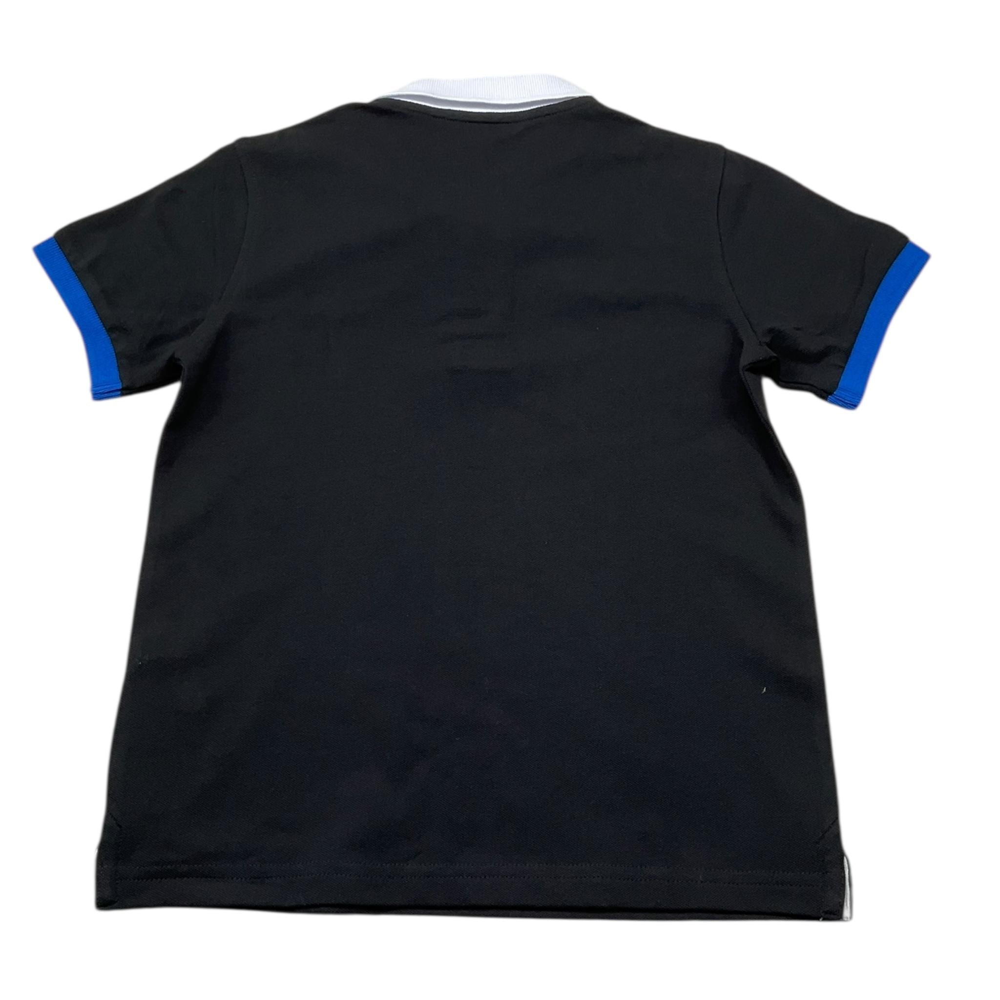 Sun68 Polo Mezza Manica Tinta Unita per Bambino CPA35316 NERO SUN68 