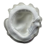 Colori Chiari Cappello tinta unita con Fiocco Bianco per Neonata FN997083 BIANCO COLORI CHIARI 