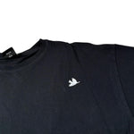 Defend T-Shirt Girocollo tinta unita con Stampa Nero per Bambino SI8SI NERO DEFEND 