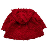 BARCELLINO cappotto tinta unita con cappuccio Rosso per Neonata 43388 ROSSO BARCELLINO 