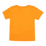 K-Way T-Shirt Girocollo tinta unita Cn Logo Arancione per Bambino K4114WWXXX ARANCIONE K-WAY 