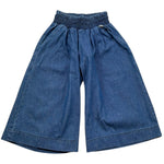 Le Bebe Pantalone In Denim Tinta Unita Modello Palazzo per Neonata LBG6416 BLU LE BEBE 