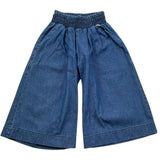 Le Bebe Pantalone In Denim Tinta Unita Modello Palazzo per Neonata LBG6416 BLU LE BEBE 