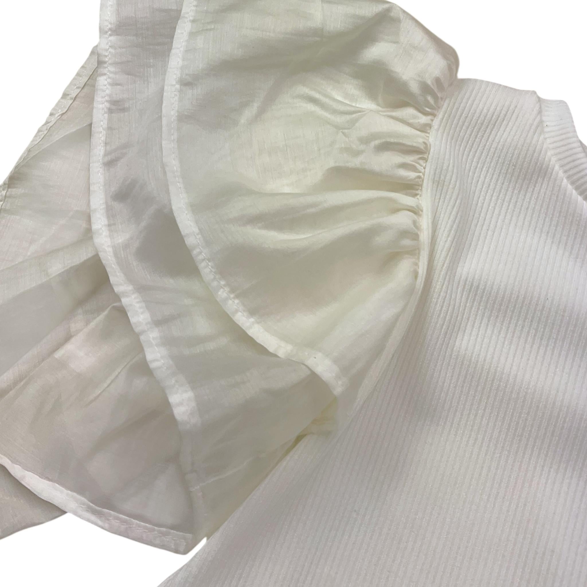 Fun & Fun T-Shirt Gircollo Tinta Unita per Bambina FBTS01325 BIANCO FUN & FUN 