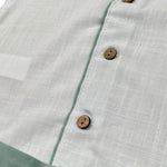 Calamaro Completo 2 Pezzi Camicia-Bermuda Bicolore per Bambino 11154J BIANCO/VERDE CALAMARO 