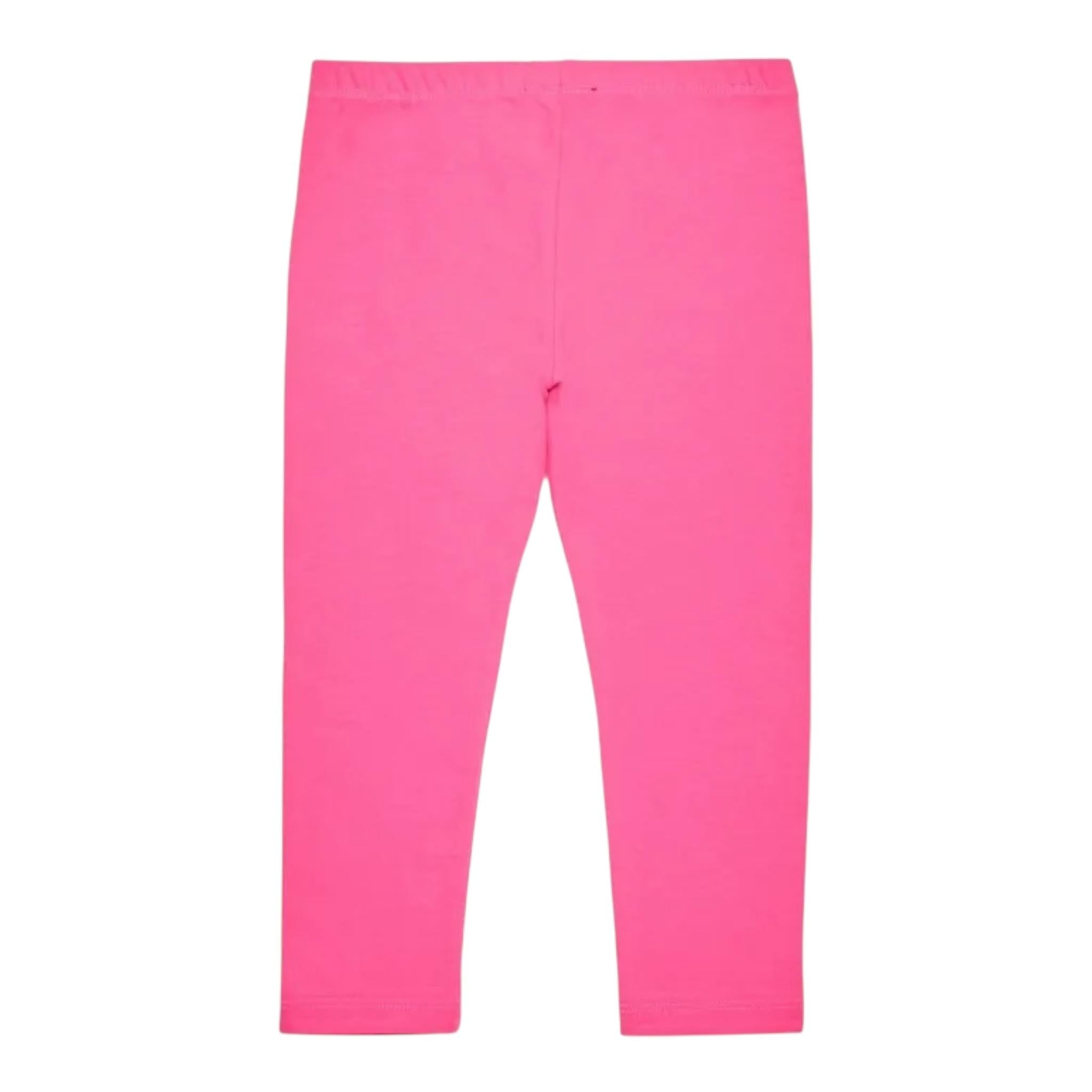 DSQUARED2 leggins tinta unita con logo Rosa per Neonata DQ2494 ROSA DSQUARED2 