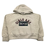 DIXIE felpa chiusa con cappuccio tinta unita Grigio per Bambina LM18040G67 GRIGIO DIXIE 