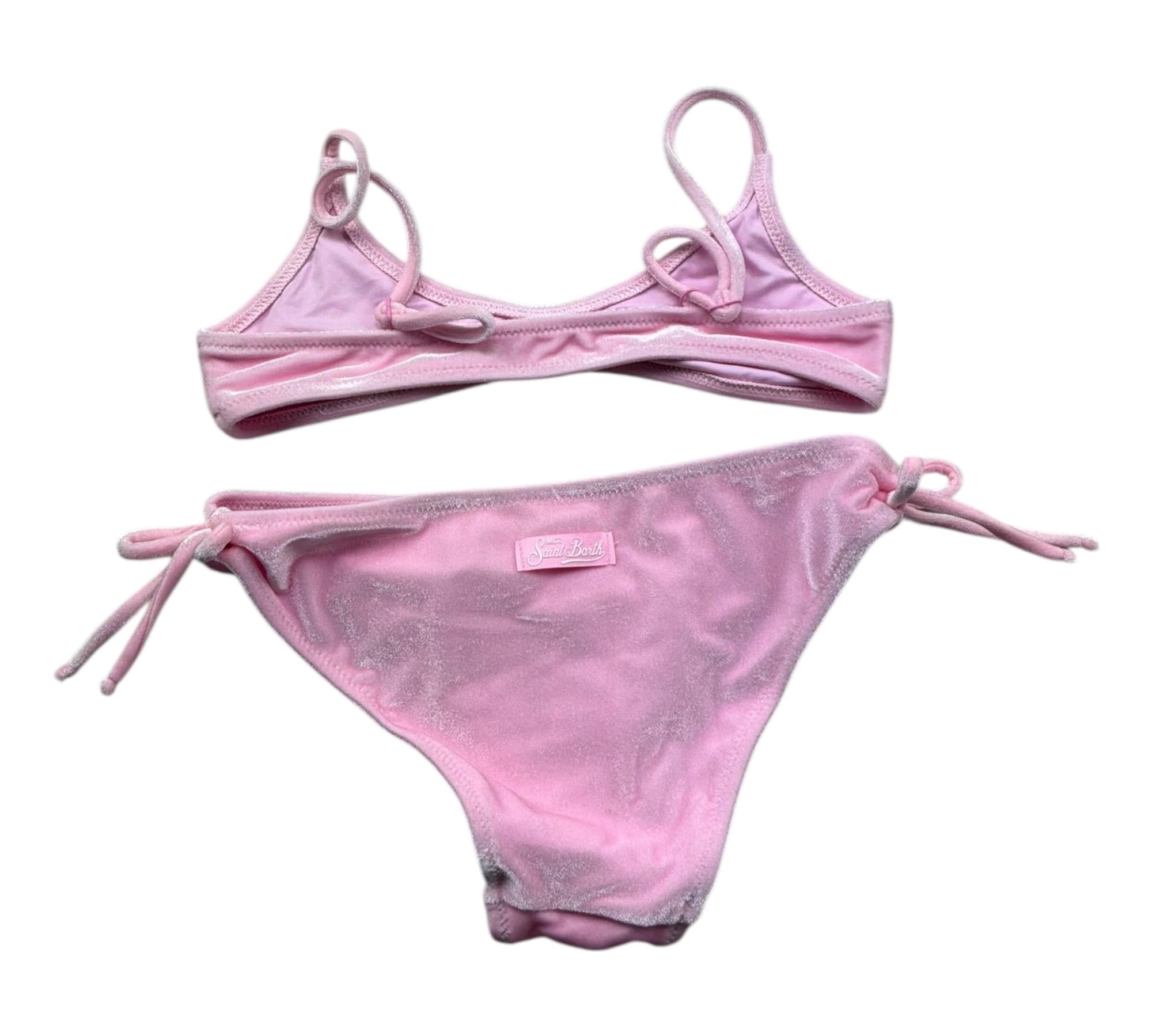 Saint Barth Costume 2 Pezzi Slip-Fascia per Bambina PALO002X ROSA SAINT BARTH 
