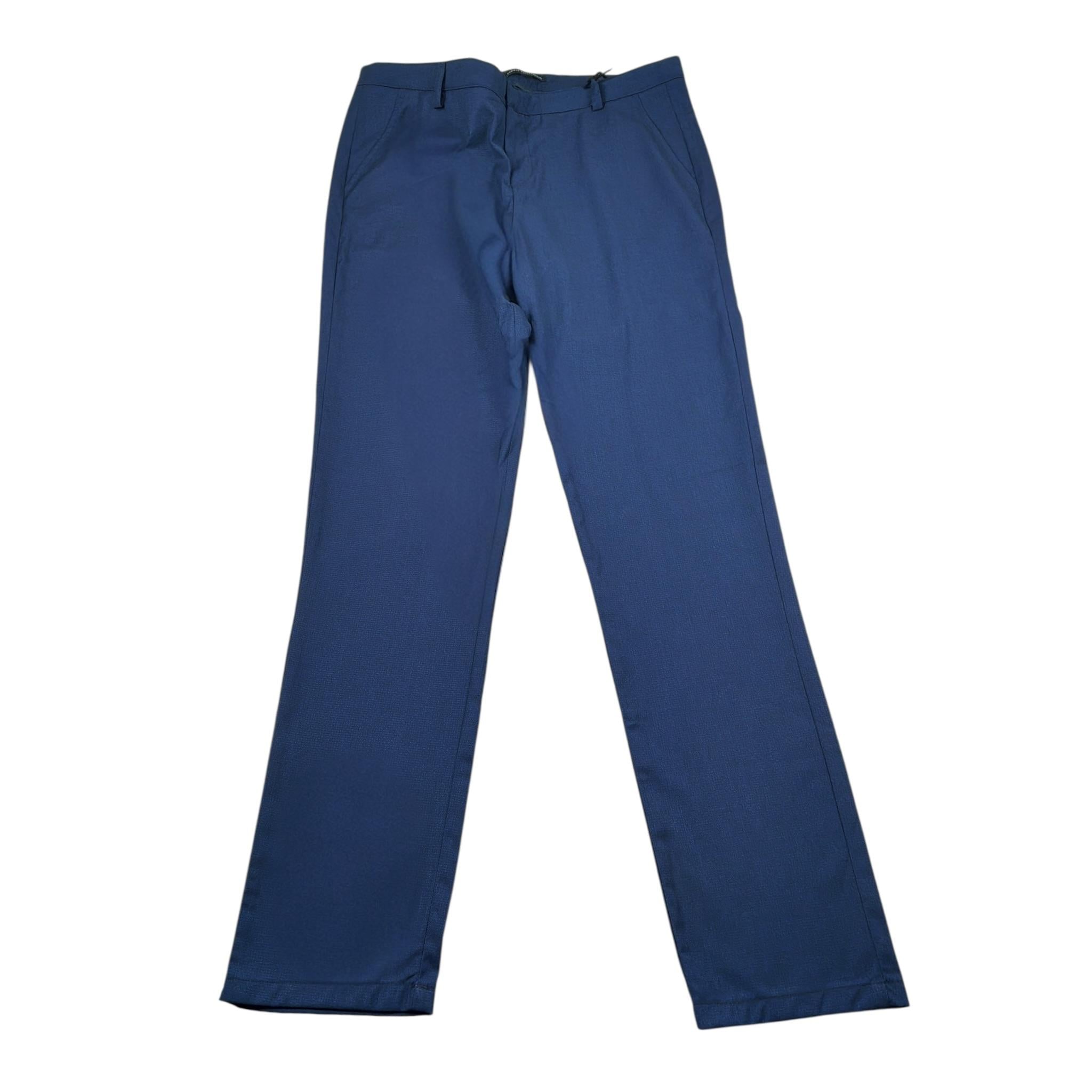 Daniele Alessandrini Pantalone tinta unita con Girovita Regolabile Blu per Bambino 1235P1247X BLU DANIELE ALESSANDRINI 