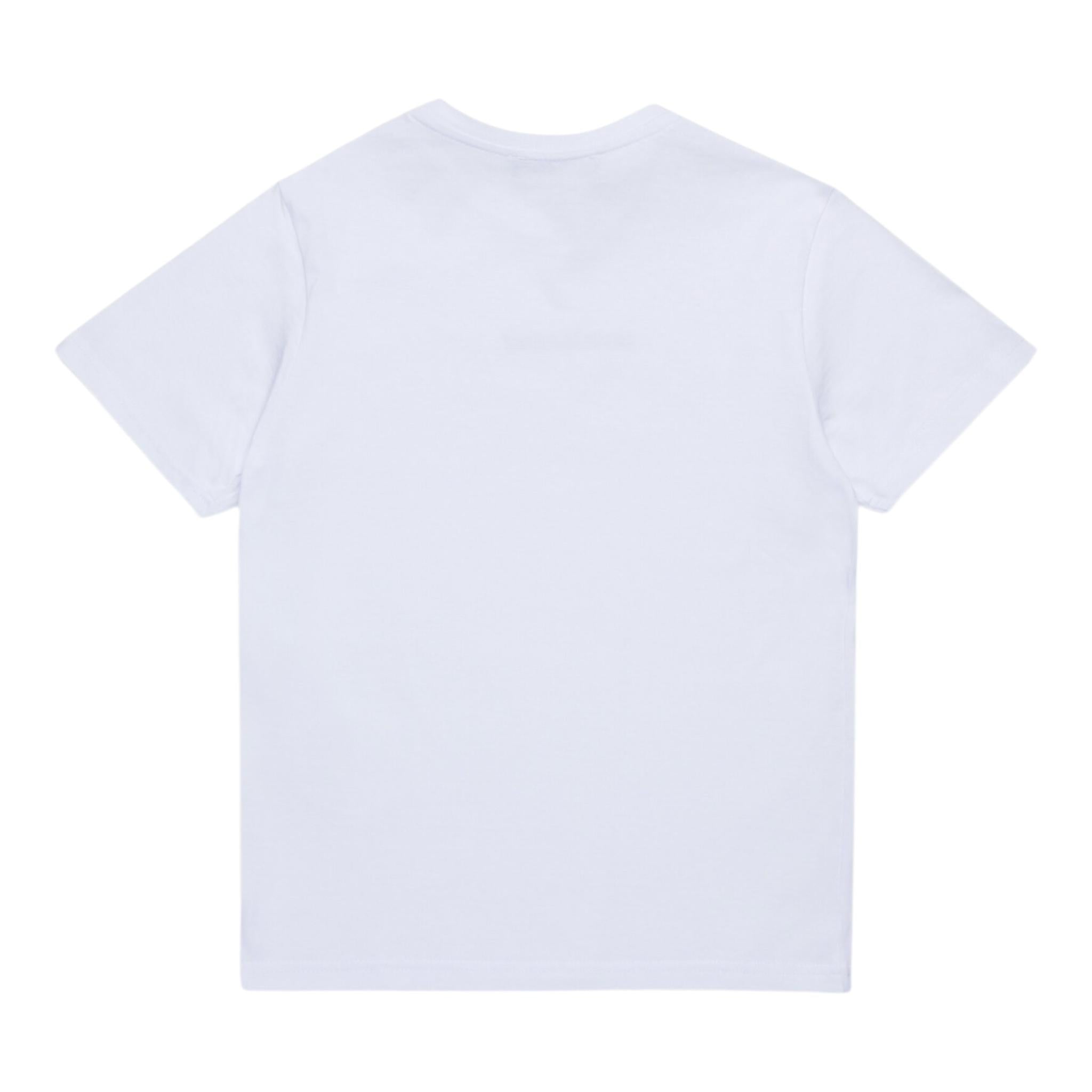 Dsquared2 T-Shirt Girocollo Tinta Unita con Stampa per Bambino DQ2749 BIANCO DSQUARED2 