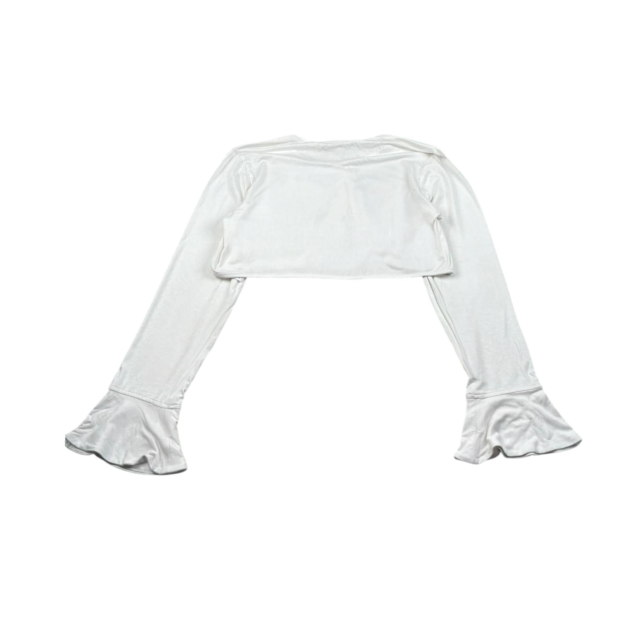 Alice Pi Coprispalle Tinta Unita con Fiocco per Bambina S198261 BIANCO ALICE PI 