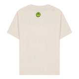 Barrow Kids T-Shirt Girocollo Tinta Unita con Stampa per Bambino S5BKJUTH065 PANNA BARROW KIDS 