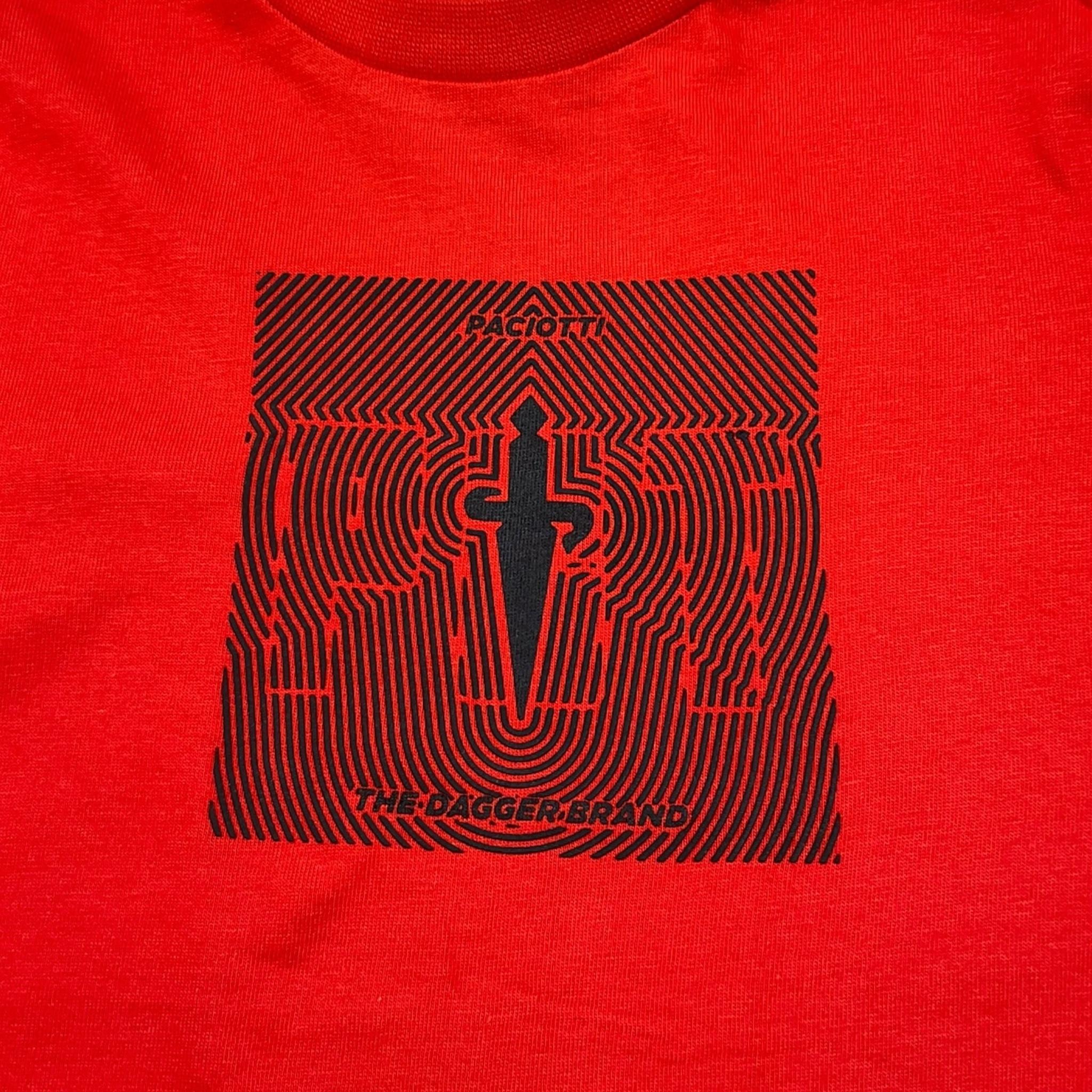 Cesare Paciotti Completo 2 Pezzi T-Shirt-Bermuda Bicolore con Stampa per Neonato COMP5124BB ROSSO/NERO CESARE PACIOTTI 