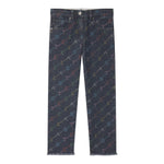 STELLA McCARTNEY jeans tinta unita cn stampa logo Blu per Bambina TV6D00 BLU STELLA McCARTNEY 