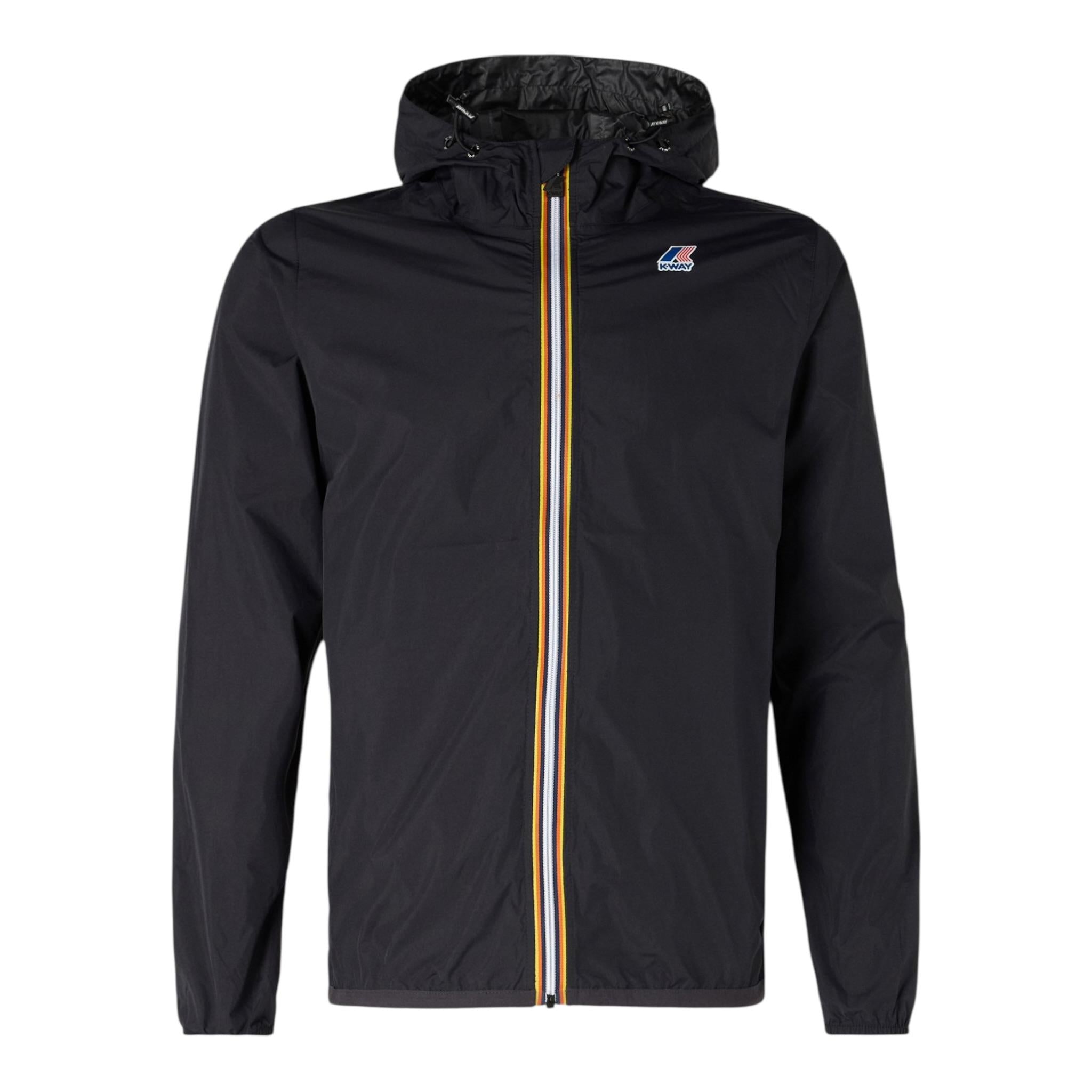 K-Way Giubbino Tinta Unita con Cappuccio per Bambino K61336WOXXXX NERO K-WAY 