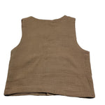 Petit Indi Gilet Tinta Unita per Bambino SS25BK7228 MARRONE PETIT INDI 